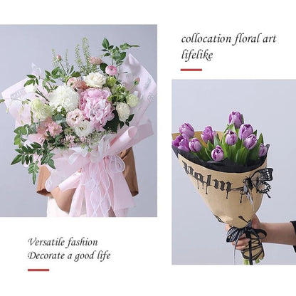 New Waterproof Flower Gift Box Florist Accessories Supplies PVC Stereoscopic Butterfly Card - Huayi Flower Wraps