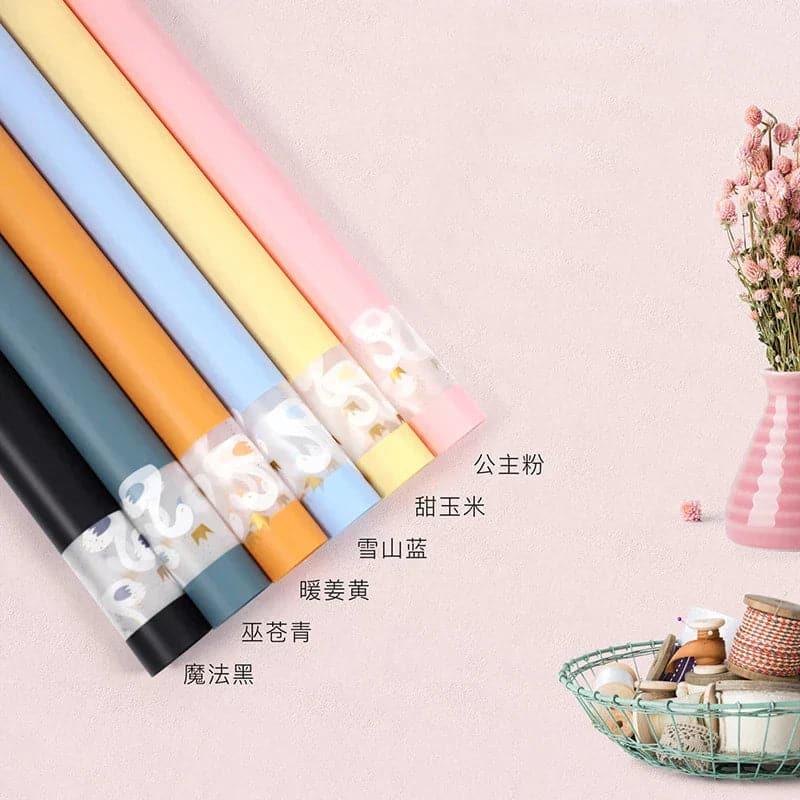 Petal Rain Flower Wrapping Paper Waterproof,22.8*22.8 inch - 20 sheets - Huayi Flower Wraps