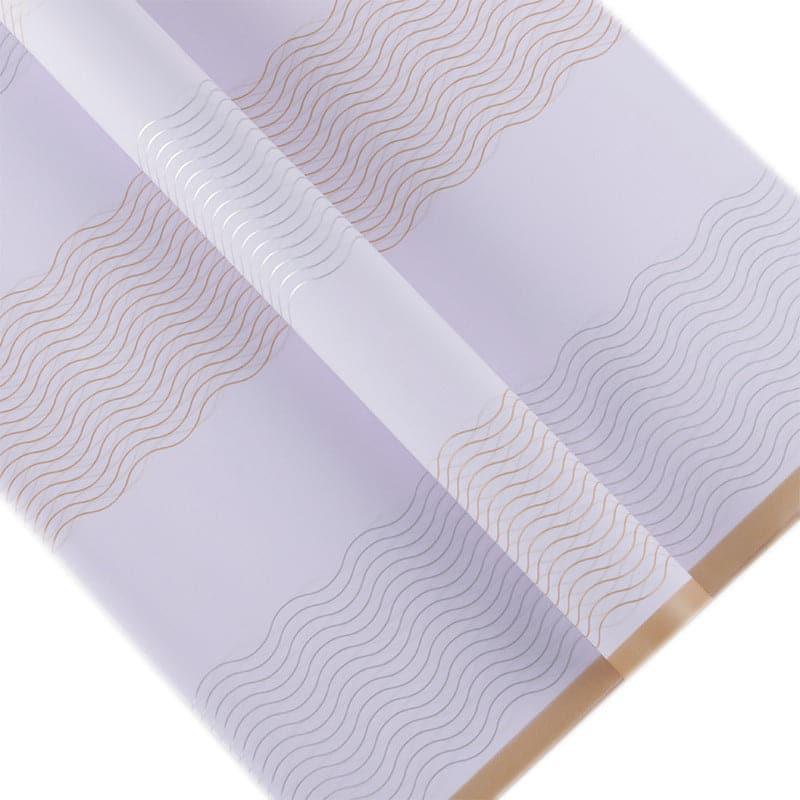 Phnom Penh Wave Line Anti Mist Face Paper,22.8*22.8 Inch-20 Sheets - Huayi Flower Wraps