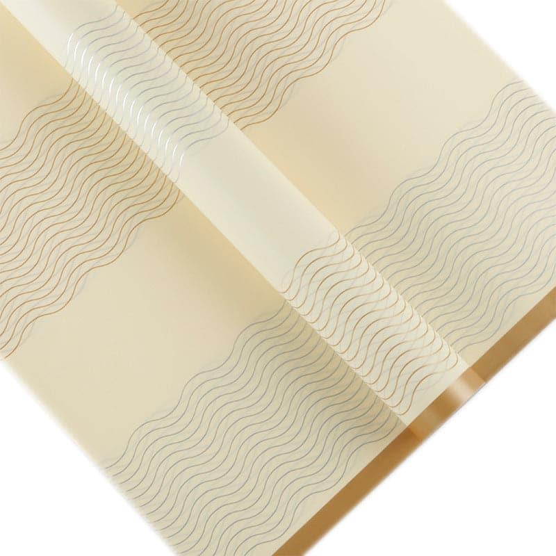 Phnom Penh Wave Line Anti Mist Face Paper,22.8*22.8 Inch-20 Sheets - Huayi Flower Wraps