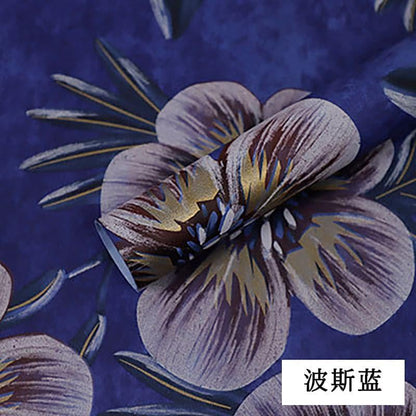 Roman Holiday Flower Packaging Paper With Printed Oil Painting Style,22.8*22.8 inch - 20 sheets - Huayi Flower Wraps