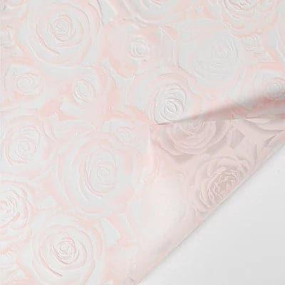 Rose Garden Translucent Flower Wrapping Paper,22.8*22.8 inch - 20 sheets - Huayi Flower Wraps