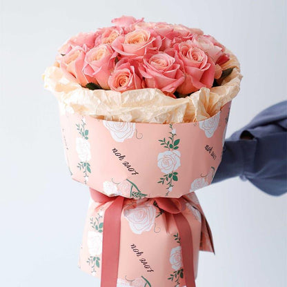 Rose Packaging Paper Flower Bouquet,22.8*22.8 inch - 20 sheets - Huayi Flower Wraps