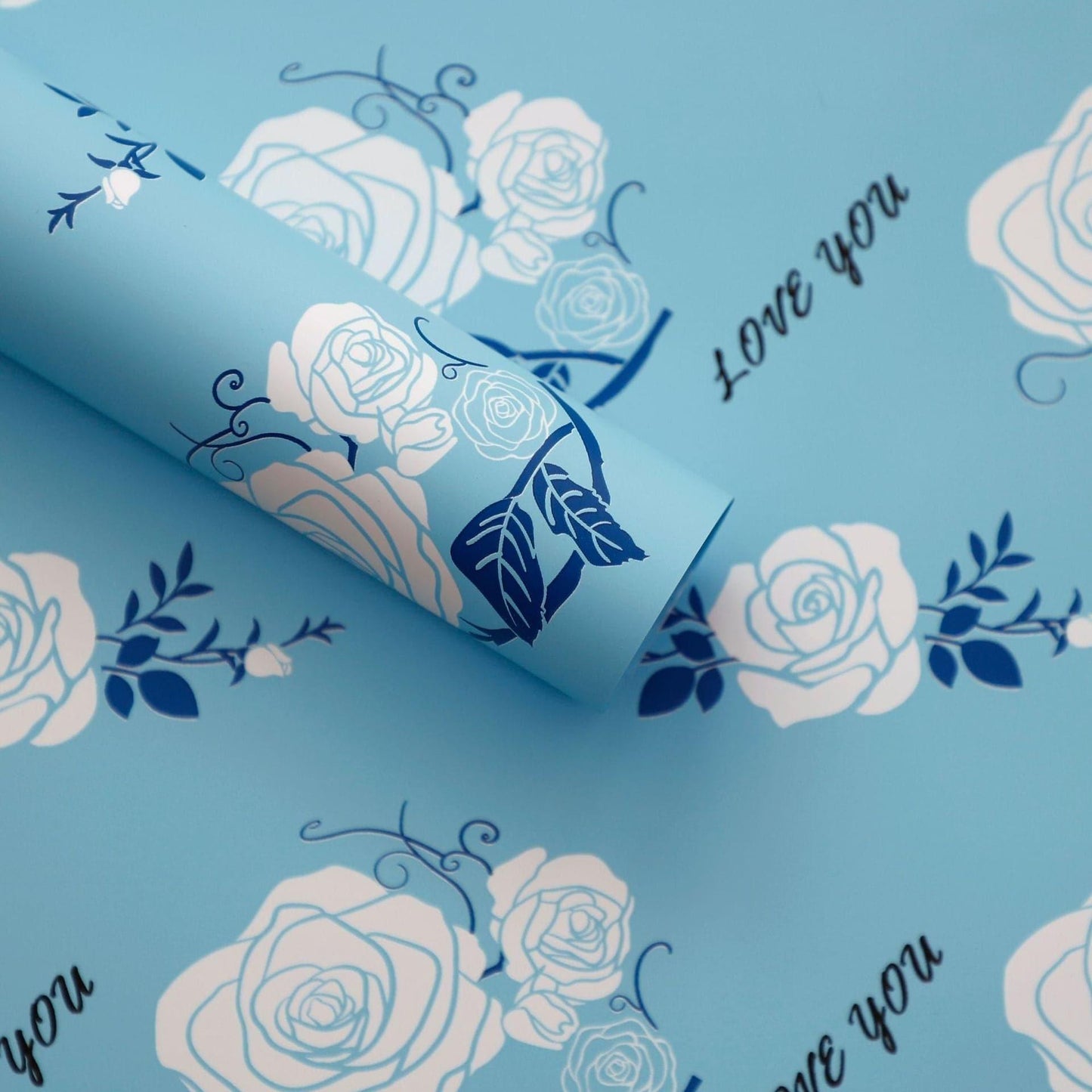 Rose Packaging Paper Flower Bouquet,22.8*22.8 inch - 20 sheets - Huayi Flower Wraps