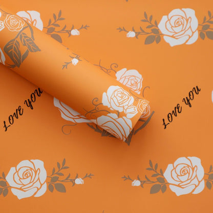 Rose Packaging Paper Flower Bouquet,22.8*22.8 inch - 20 sheets - Huayi Flower Wraps