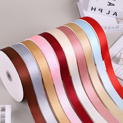 Satin Ribbon Gift Wrapping Webbing 0.98 inch 100 yards - Huayi Flower Wraps