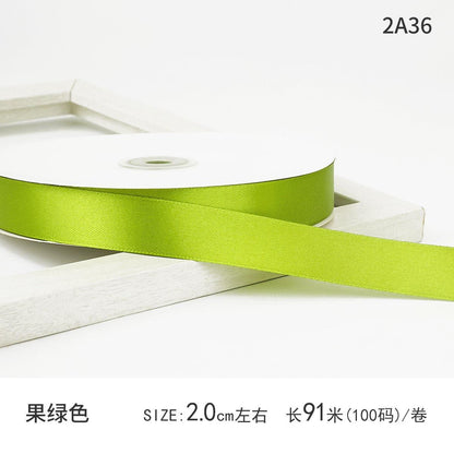 Satin Ribbon Gift Wrapping Webbing,2.0cm * 100 yards - Huayi Flower Wraps