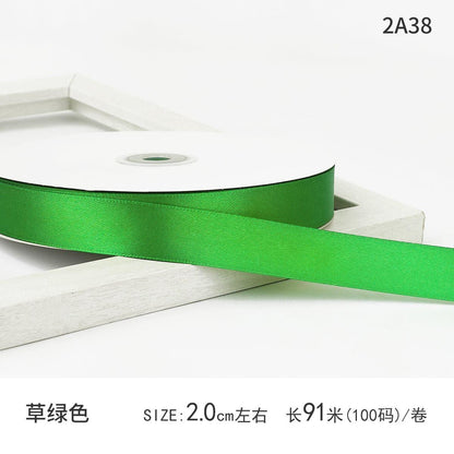 Satin Ribbon Gift Wrapping Webbing,2.0cm * 100 yards - Huayi Flower Wraps