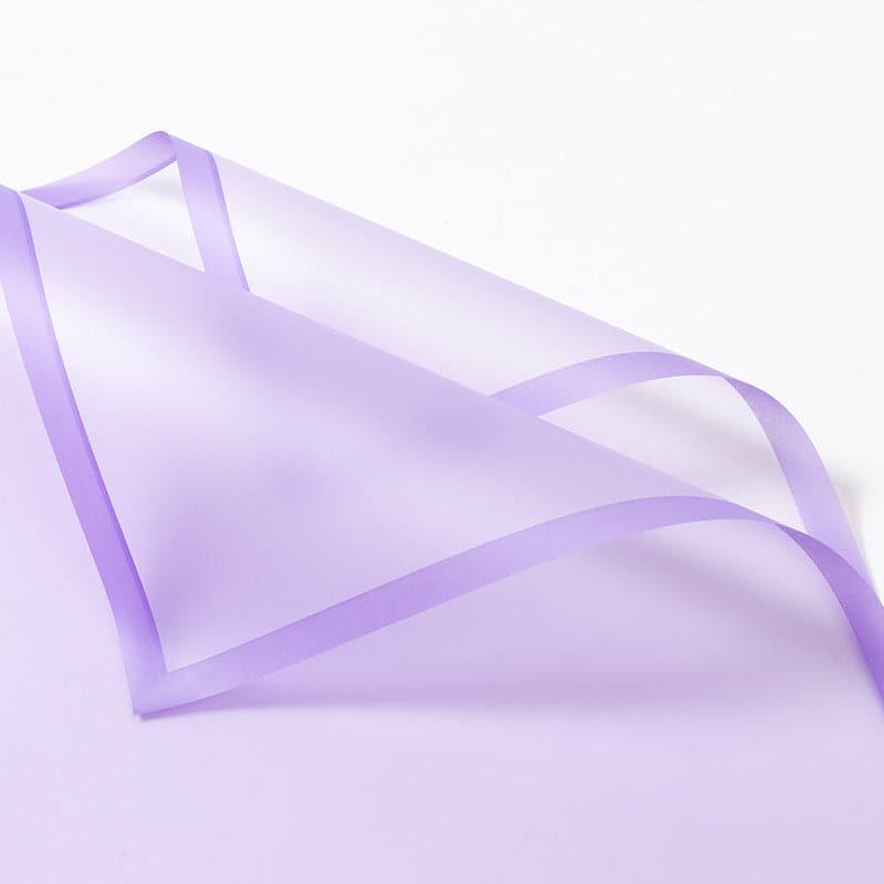 Solid Color Matte Edge Paper Translucent Waterproof Paper,22.8*22.8 inch - 20 sheets - Huayi Flower Wraps