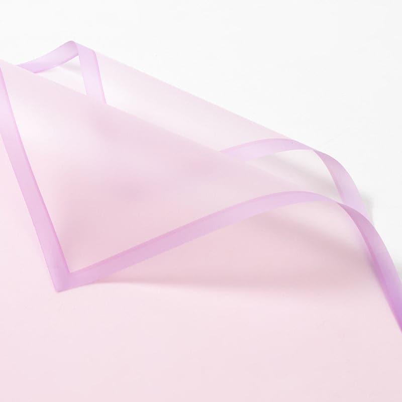 Solid Color Matte Edge Paper Translucent Waterproof Paper,22.8*22.8 inch - 20 sheets - Huayi Flower Wraps