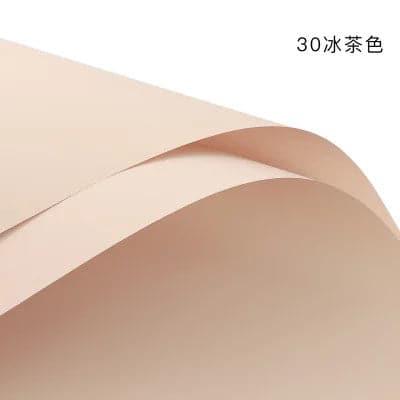 Solid Color Paper Thickened Korean Bouquet Packaging,22.8*22.8 inch - 20 sheets - Huayi Flower Wraps