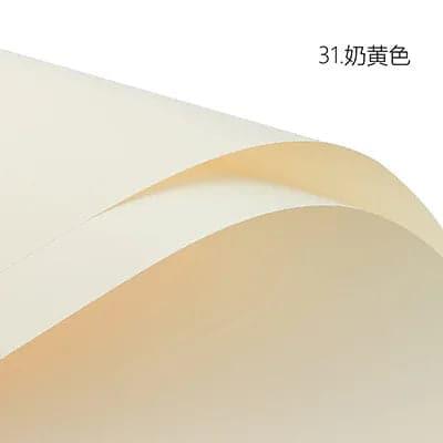 Solid Color Paper Thickened Korean Bouquet Packaging,22.8*22.8 inch - 20 sheets - Huayi Flower Wraps