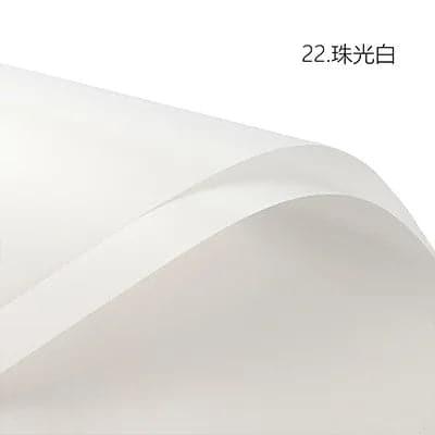 Solid Color Paper Thickened Korean Bouquet Packaging,22.8*22.8 inch - 20 sheets - Huayi Flower Wraps