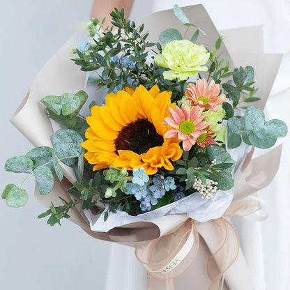 Solid Color Paper Thickened Korean Bouquet Packaging,22.8*22.8 inch - 20 sheets - Huayi Flower Wraps