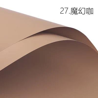 Solid Color Paper Thickened Korean Bouquet Packaging,22.8*22.8 inch - 20 sheets - Huayi Flower Wraps