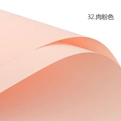 Solid Color Paper Thickened Korean Bouquet Packaging,22.8*22.8 inch - 20 sheets - Huayi Flower Wraps