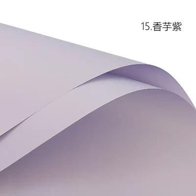 Solid Color Paper Thickened Korean Bouquet Packaging,22.8*22.8 inch - 20 sheets - Huayi Flower Wraps