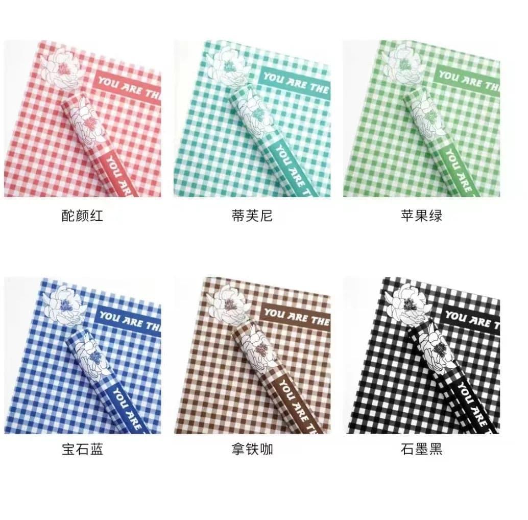 Square Patterned Wrapping Paper 100% Waterproof,22.8*22.8 inch - 20 sheets - Huayi Flower Wraps