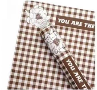 Square Patterned Wrapping Paper 100% Waterproof,22.8*22.8 inch - 20 sheets - Huayi Flower Wraps