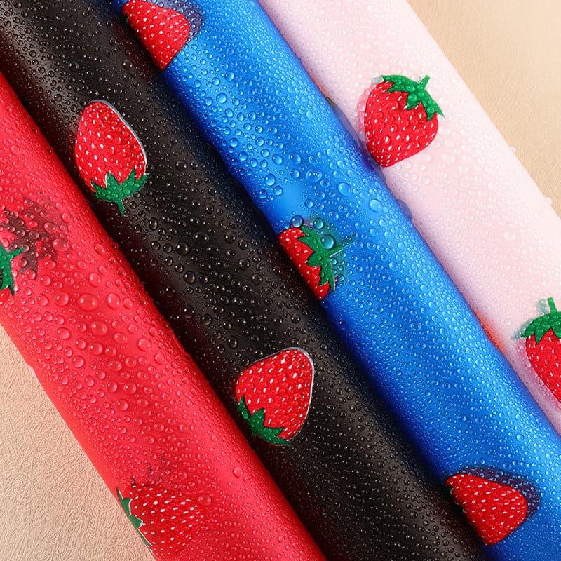 Strawberry Waterproof Flower Wrapping Paper,22.8*22.8 inch - 20 sheets - Huayi Flower Wraps