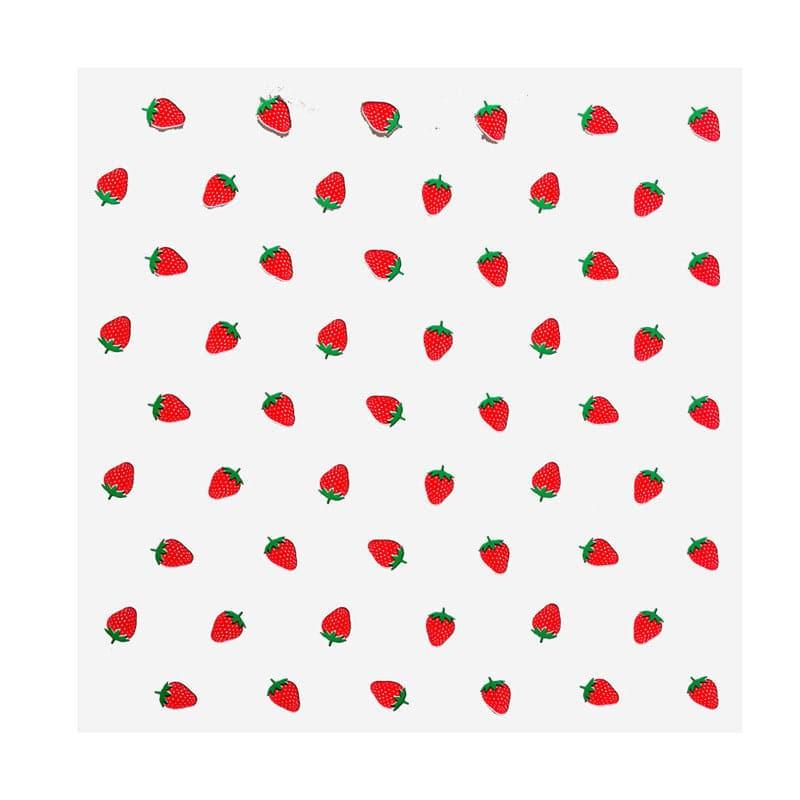 Strawberry Waterproof Flower Wrapping Paper,22.8*22.8 inch - 20 sheets - Huayi Flower Wraps