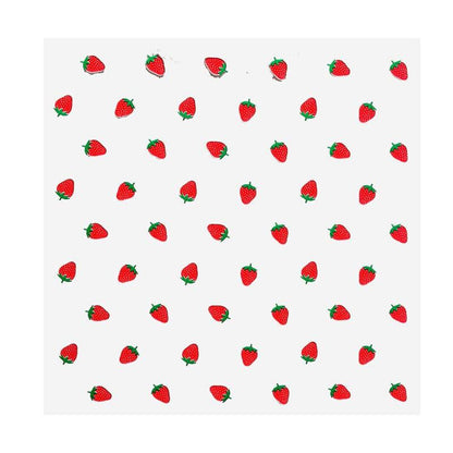 Strawberry Waterproof Flower Wrapping Paper,22.8*22.8 inch - 20 sheets - Huayi Flower Wraps