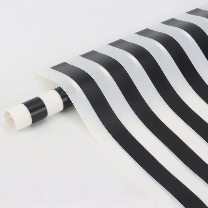 Stripe Flowers Wrapping Paper Packaging,,22.8*22.8 inch - 20 sheets - Huayi Flower Wraps