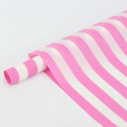 Stripe Flowers Wrapping Paper Packaging,,22.8*22.8 inch - 20 sheets - Huayi Flower Wraps