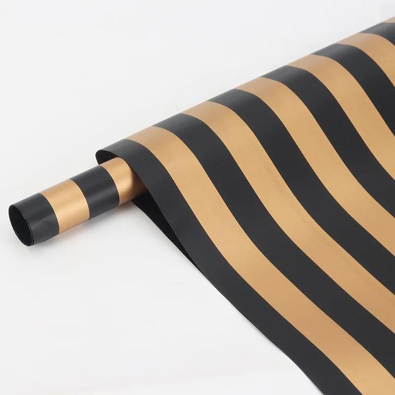 Stripe Flowers Wrapping Paper Packaging,,22.8*22.8 inch - 20 sheets - Huayi Flower Wraps