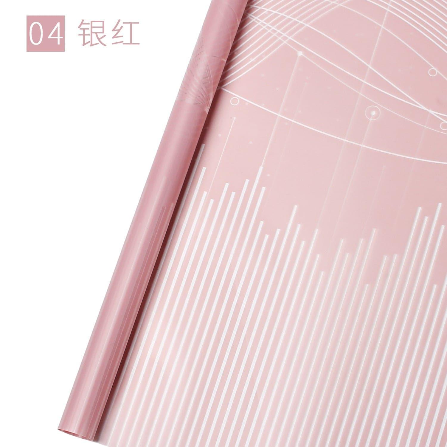 Striped Paper Flower Wrapping Paper Waterproof ,22.8*22.8 inch - 20 sheets - Huayi Flower Wraps