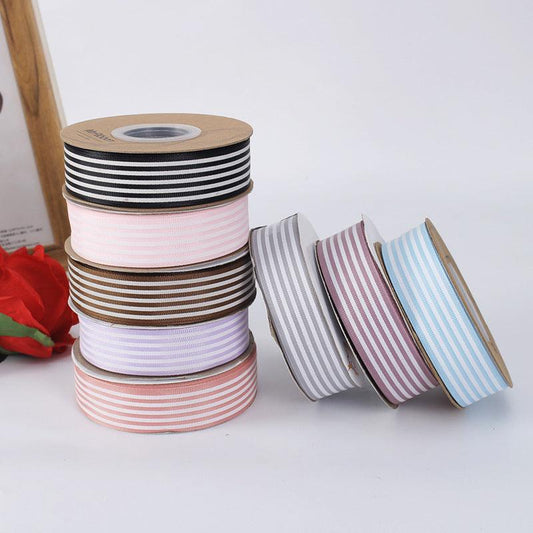 Striped Ribbon Flowers Wrapping Material Bouquet - Huayi Flower Wraps