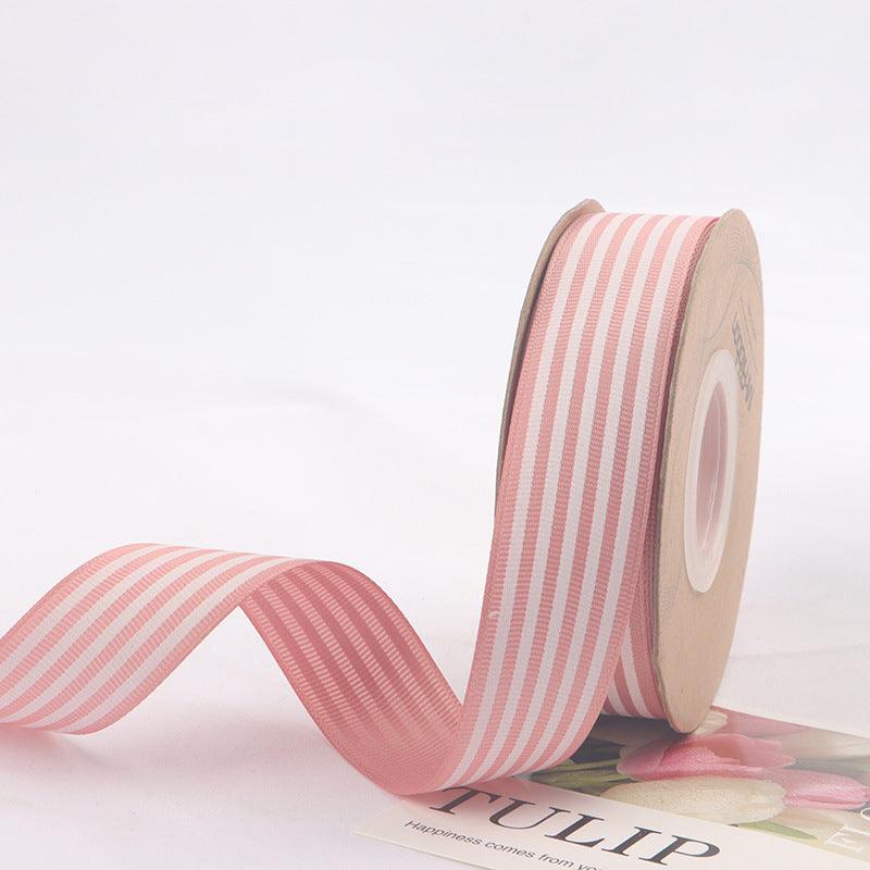 Striped Ribbon Flowers Wrapping Material Bouquet - Huayi Flower Wraps