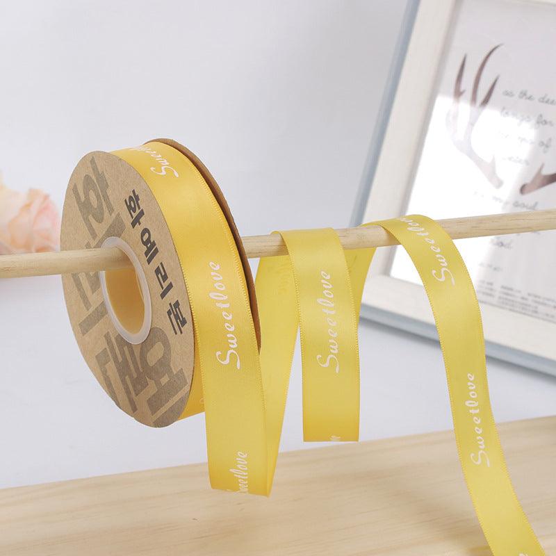 Suneshine Ribbon, Flower Packaging Material Bouquet 2.5cm 40 Yards - HUAYI