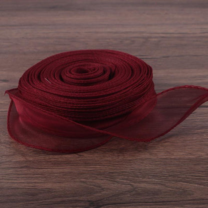Symphony Mermaid Yarn Flower Bouquet Packaging Symphony Ribbon Ribbon,10 yard.
