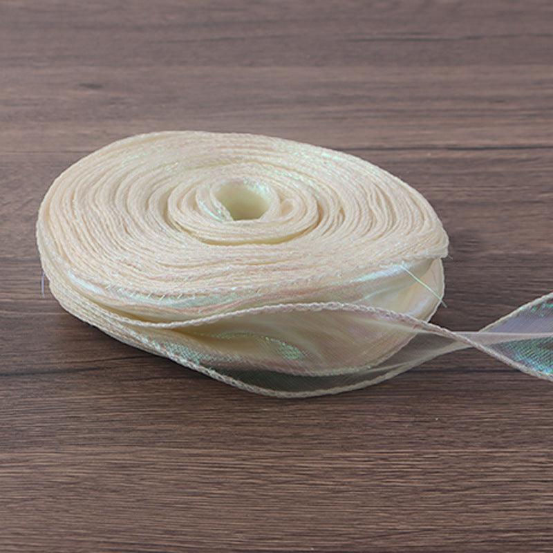 Symphony Mermaid Yarn Flower Bouquet Packaging Symphony Ribbon Ribbon,10 yard - HUAYI