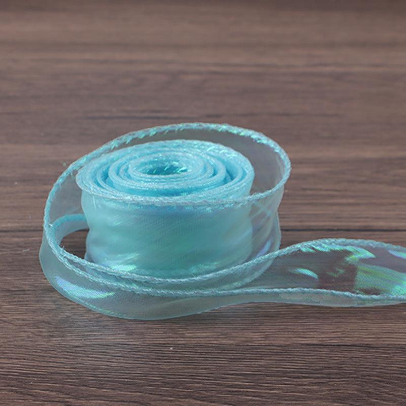 Symphony Mermaid Yarn Flower Bouquet Packaging Symphony Ribbon Ribbon,10 yard - HUAYI