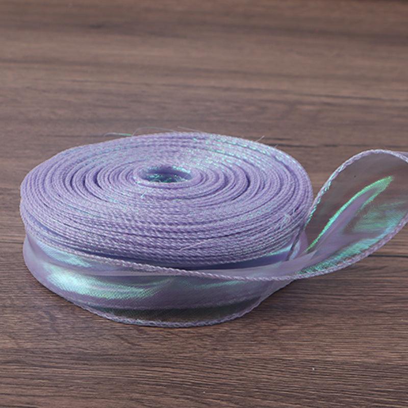 Symphony Mermaid Yarn Flower Bouquet Packaging Symphony Ribbon Ribbon,10 yard - HUAYI