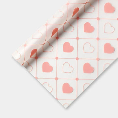 Valentine's Day Flower Bouquet Wrapping Paper,22.5inch*22.5inch/20 sheet a pack - Huayi Flower Wraps