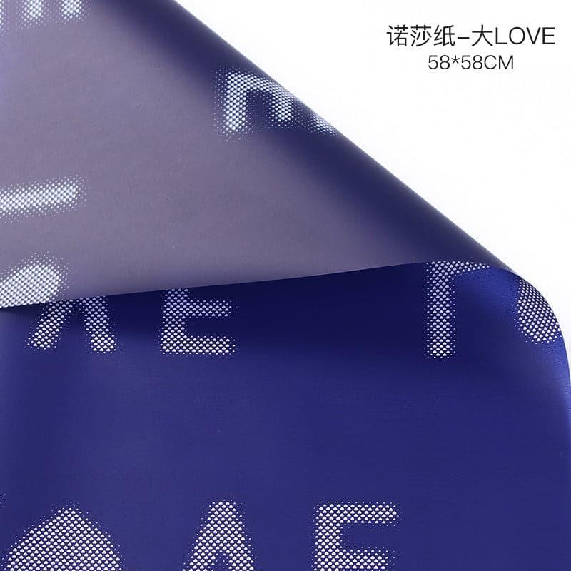 Valentine's Day Flower Packaging Two-Color Paper Heart Shape,22.8*22.8 Inch-20 Sheets - Huayi Flower Wraps