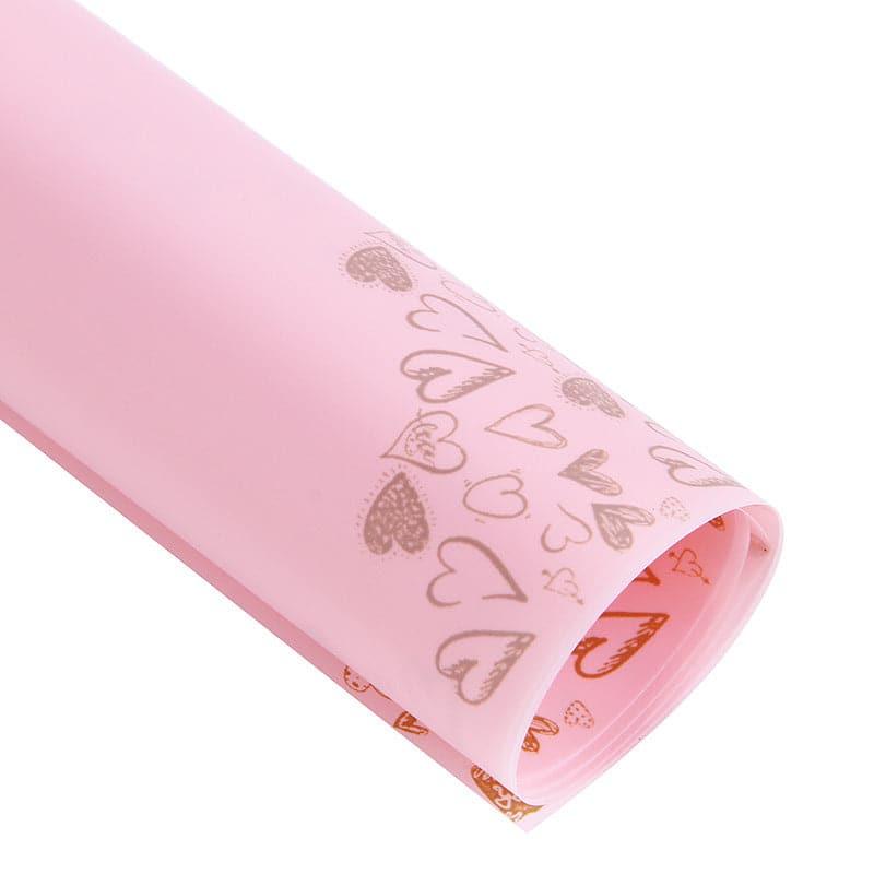 Valentine's Day Meet love around the corner Flower Wrapping Paper,22.8*22.8 inch - 20 sheets - Huayi Flower Wraps