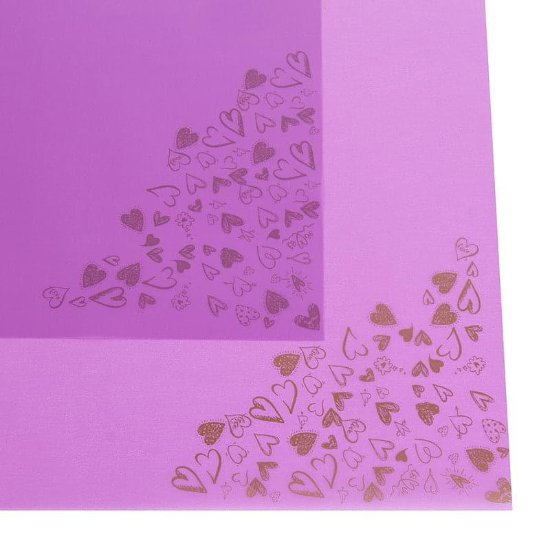 Valentine's Day Meet love around the corner Flower Wrapping Paper,22.8*22.8 inch - 20 sheets - Huayi Flower Wraps