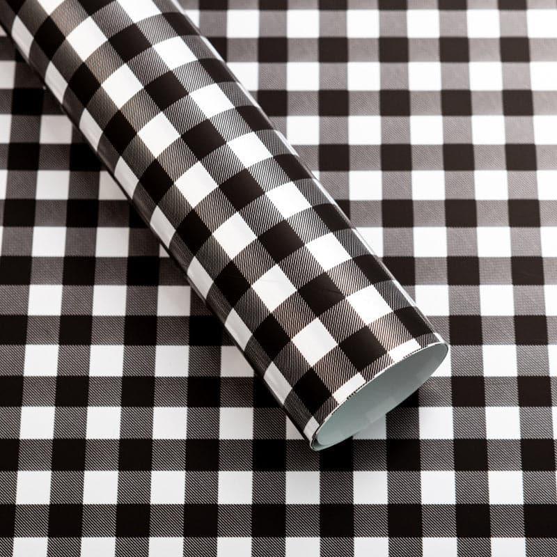 Waterproof Flower Plaid Bouquet Wrapping Paper,22.8*22.8 inch 20 sheet.