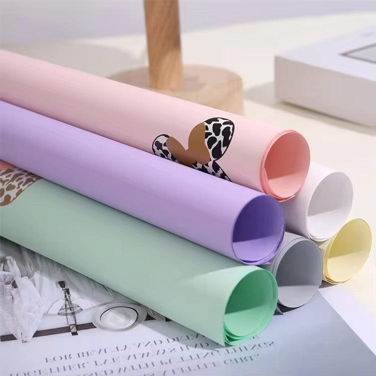 Waterproof Gift Flower Wrapping Paper Roll Korean Paper Floral Arrangement Florist Supplies For Packaging - Huayi Flower Wraps