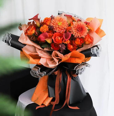 Waterproof Marble Paper Bouquet Wrapping Paper,22.8*22.8 Inch-20 Sheets - Huayi Flower Wraps